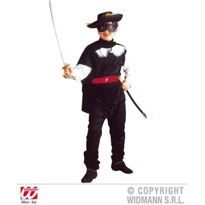 Widmann 140cm Zorro Gyerek Jelmez - Fekete Elegáns Ruha Widmann 140cm Zorro Gyerek Jelmez - Fekete Elegáns Ruha