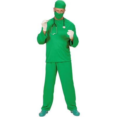 Costume de Chirurgien Widmann Modèle S - Costume pour hommes vert pour carnaval et fêtes - Publicité Costume de Chirurgien Widmann Modèle S - Costume pour hommes vert pour carnaval et fêtes - Publicité