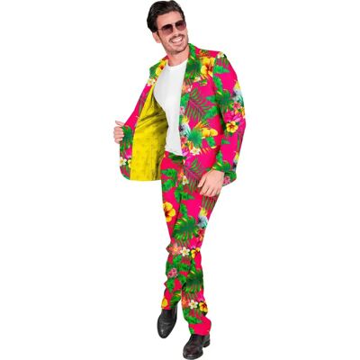 Costume de fête tropicale fuchsia - Hommes - Publicité Costume de fête tropicale fuchsia - Hommes - Publicité
