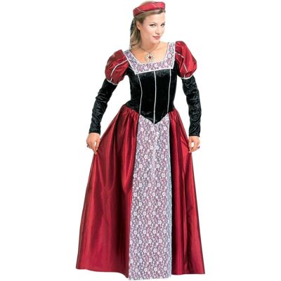 Widmann Castellana - Déguisement de Reine Médiévale avec Voile - XXL Widmann Castellana - Déguisement de Reine Médiévale avec Voile - XXL