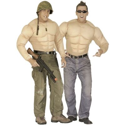 Widmann Erwachsenen Muskel-Fake-Torso-Kostüm Widmann Erwachsenen Muskel-Fake-Torso-Kostüm
