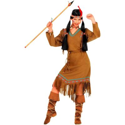 Costume Femme Indienne Widmann - Longues Manches, Taille S Costume Femme Indienne Widmann - Longues Manches, Taille S