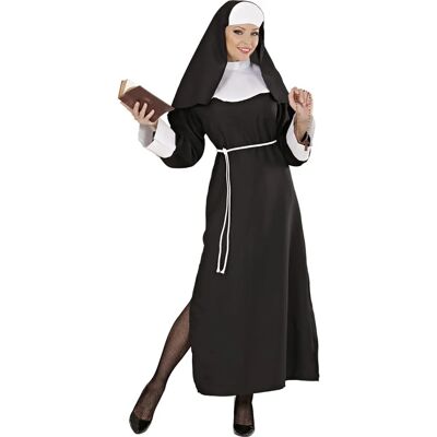 Widmann Black Nun Costume for Carnival or Parties - Costume Widmann Black Nun Costume for Carnival or Parties - Costume