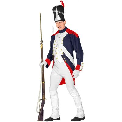 Costume de Grenadier Widmann S - Bleu/Blanc/Rouge/Noir - Costumes - Publicité Costume de Grenadier Widmann S - Bleu/Blanc/Rouge/Noir - Costumes - Publicité
