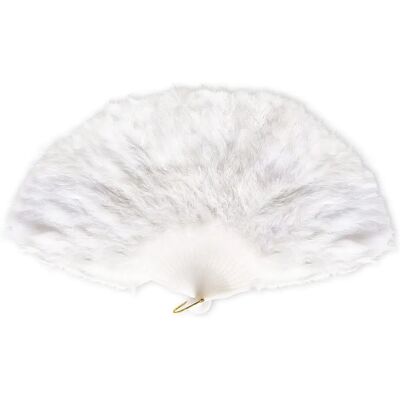 e-Carnavalskleding.nl Éventail en plumes blanc - Fan - Publicité e-Carnavalskleding.nl Éventail en plumes blanc - Fan - Publicité