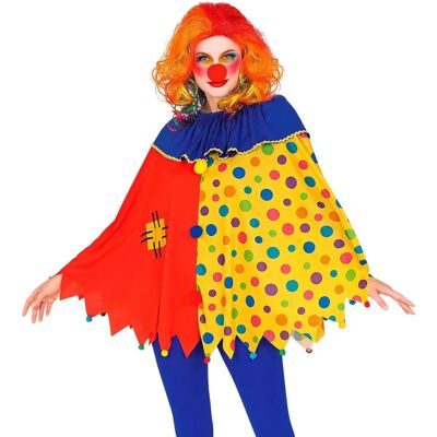 Unisex Clownkostym med Färgglada Prickar - Kostym Unisex Clownkostym med Färgglada Prickar - Kostym