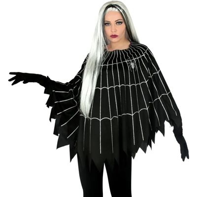 Poncho sieci pająka buttinette - Kostium na Halloween unisex Poncho sieci pająka buttinette - Kostium na Halloween unisex