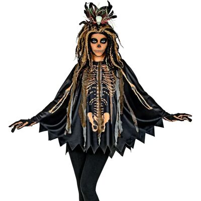 WIDMANN Voodoo Priest Hooded Poncho - Costumes WIDMANN Voodoo Priest Hooded Poncho - Costumes