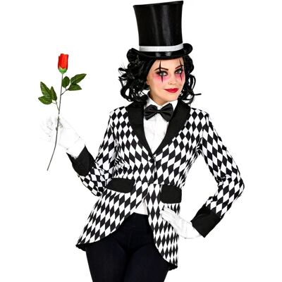 WIDMANN Women's Elegant Harlequin Costume - Costumes WIDMANN Women's Elegant Harlequin Costume - Costumes