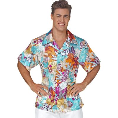 e-Carnavalskleding.nl Camicia hawaiana con fiori multicolori - Hawaiian shirt e-Carnavalskleding.nl Camicia hawaiana con fiori multicolori - Hawaiian shirt