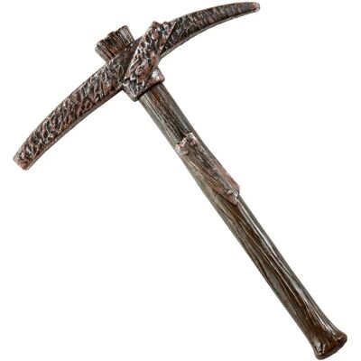 JADEO 46 cm Plastic Pickaxe - Halloween Costume Accessory JADEO 46 cm Plastic Pickaxe - Halloween Costume Accessory