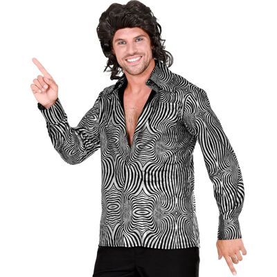 Koszula disco lat 70 holograficzna wielokolorowa - Koszula Koszula disco lat 70 holograficzna wielokolorowa - Koszula
