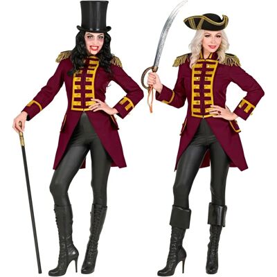 Costume donna WIDMANN Giacca frac bordeaux - Costumi/Giacche Costume donna WIDMANN Giacca frac bordeaux - Costumi/Giacche