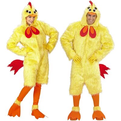Widmann Chicken Plush Costume - Unisex Adult Fancy Dress Widmann Chicken Plush Costume - Unisex Adult Fancy Dress