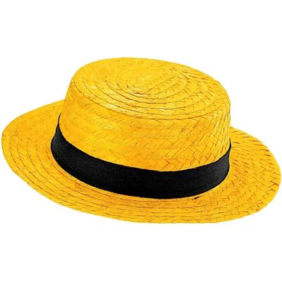 Accessorio costumi unisex Chevalier Lou Bandy giallo - cappello Accessorio costumi unisex Chevalier Lou Bandy giallo - cappello