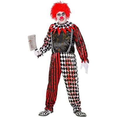 Buttinette Duivels Clown Overall voor Mannen - Zwart Buttinette Duivels Clown Overall voor Mannen - Zwart