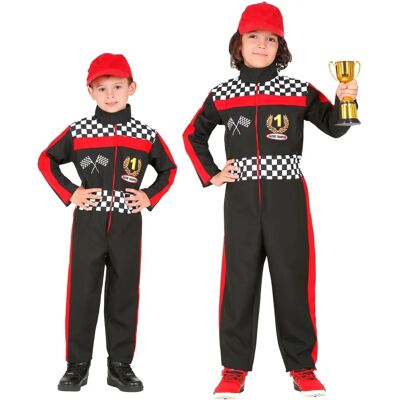 Disfraz de Piloto de Fórmula 1 para Niños - Negro - Disfraz Disfraz de Piloto de Fórmula 1 para Niños - Negro - Disfraz