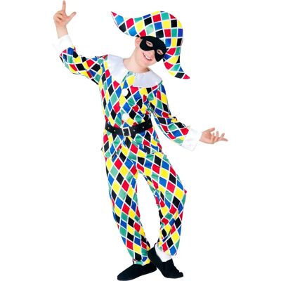 e-Carnavalskleding.nl Costume Harlekijn Lars 116 cm per bambini - Carnevale e-Carnavalskleding.nl Costume Harlekijn Lars 116 cm per bambini - Carnevale