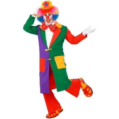 Kolorowy Płaszcz Klowna - Kostium Unisex Kolorowy Płaszcz Klowna - Kostium Unisex