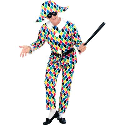Widmann Harlequin Costume - S M L Widmann Harlequin Costume - S M L
