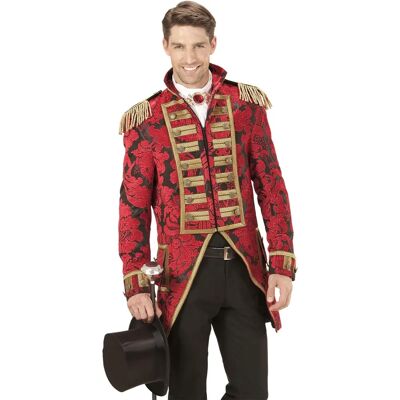 e-Carnavalskleding.nl Veste de défilé jacquard rouge - Veste - Publicité e-Carnavalskleding.nl Veste de défilé jacquard rouge - Veste - Publicité