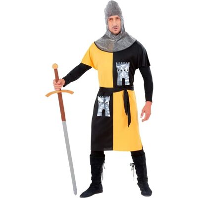 Costume da Guerriero Medievale WIDMANN Giallo S - Costume Costume da Guerriero Medievale WIDMANN Giallo S - Costume