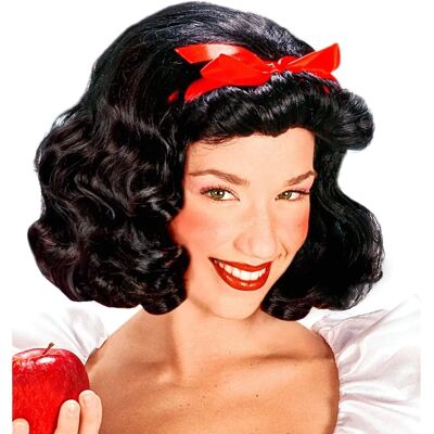 Widmann Sneeuwwitje-wig voor dames - Kostuumaccessoire Widmann Sneeuwwitje-wig voor dames - Kostuumaccessoire