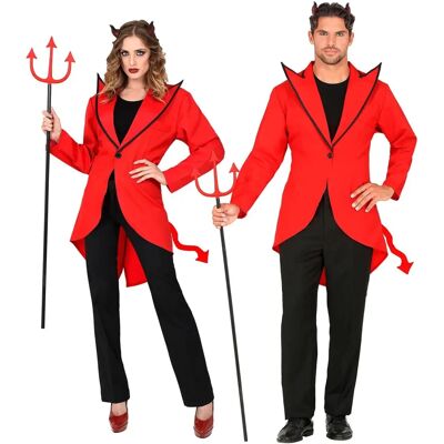 Widmann Deluxe Duivelspak Rood 2XL - Kostuum Widmann Deluxe Duivelspak Rood 2XL - Kostuum