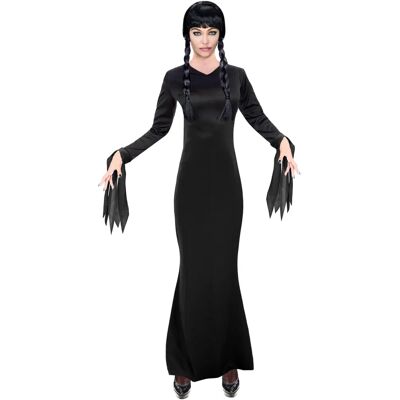 Widmann Mercoledì Ragazza Dark Costume - Halloween Widmann Mercoledì Ragazza Dark Costume - Halloween