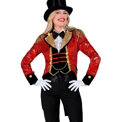 Widmann Ringmaster Pailletten Red XL - Costume Widmann Ringmaster Pailletten Red XL - Costume