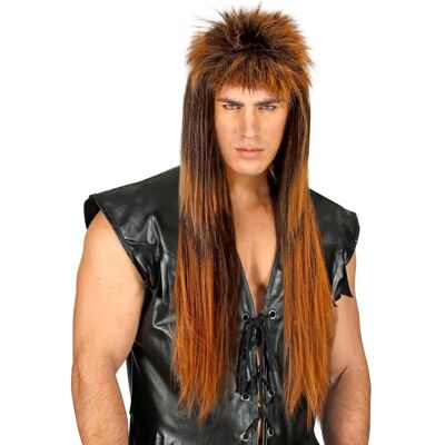 Značka Model Dlouhé Hnědé Vlasy - Rocker Paruka Značka Model Dlouhé Hnědé Vlasy - Rocker Paruka