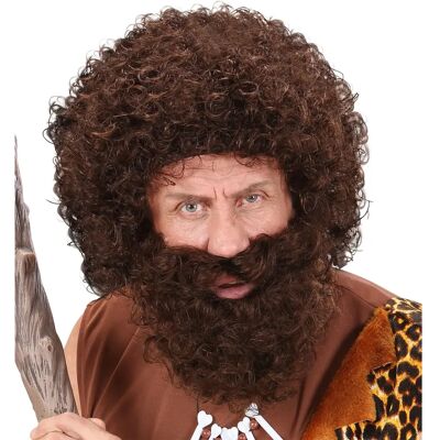 e-Carnavalskleding.nl Perruque de personnage marron avec barbe - Perruque de déguisement - Publicité e-Carnavalskleding.nl Perruque de personnage marron avec barbe - Perruque de déguisement - Publicité