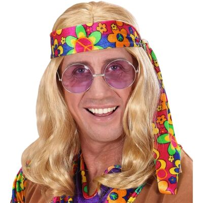 Perücke Hippie Blonde Adulte - JADEO, Unisexe Perücke Hippie Blonde Adulte - JADEO, Unisexe