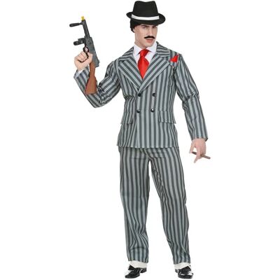 My Other Me M Grey Striped Gangster Costume - Costume My Other Me M Grey Striped Gangster Costume - Costume