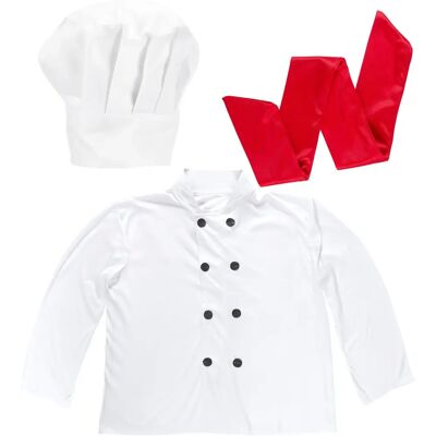 Ensemble de Costume de Chef Blanc Widmann - Unisexe, 3 Pièces Ensemble de Costume de Chef Blanc Widmann - Unisexe, 3 Pièces