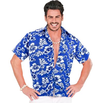 Generic Brand XL Blue Tropical Hawaii Shirt - Hawaii shirt Generic Brand XL Blue Tropical Hawaii Shirt - Hawaii shirt