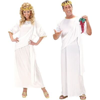 Widmann Unisex White Roman Toga L - Costume Widmann Unisex White Roman Toga L - Costume