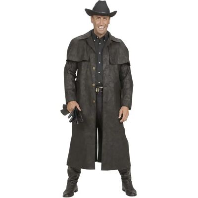 e-Carnavalskleding.nl Black Cowboy Coat with Cape - Costume e-Carnavalskleding.nl Black Cowboy Coat with Cape - Costume