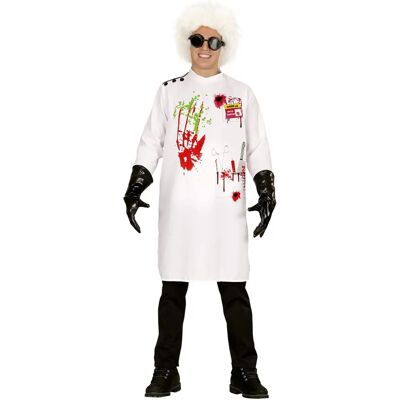 Onbeperkt Medium Mannen Mad Scientist Kostuum - Gekke Professor Fancy Dress Halloween Onbeperkt Medium Mannen Mad Scientist Kostuum - Gekke Professor Fancy Dress Halloween
