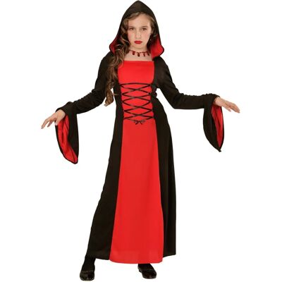 Strój gothiczny dla dziewczynek Widmann - Tunika z kapturem, 8-10 lat Strój gothiczny dla dziewczynek Widmann - Tunika z kapturem, 8-10 lat