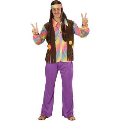 Costume Hippie Arcobaleno Widmann M - Costume Costume Hippie Arcobaleno Widmann M - Costume
