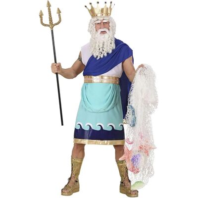 Buttinette Neptune Sea God Costume - Unisex, S Buttinette Neptune Sea God Costume - Unisex, S
