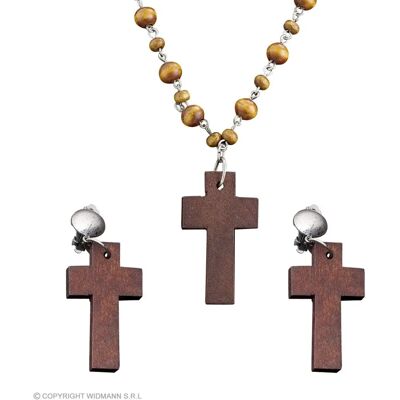 Zestaw religijnych naszyjników i kolczyków od My Other Me Zestaw religijnych naszyjników i kolczyków od My Other Me