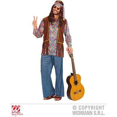 WIDMANN 75402 Costume Hippie - Costumes & Accessoires WIDMANN 75402 Costume Hippie - Costumes & Accessoires