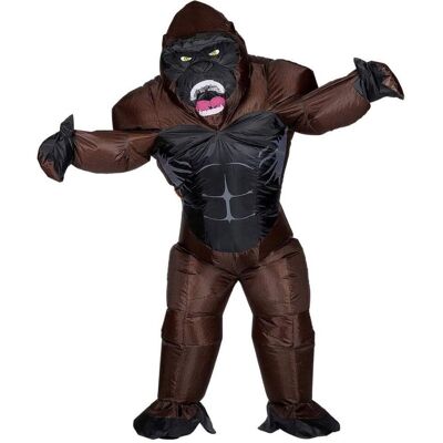 Widmann Oppblåsbart gorillakostym - Vuxenstorlek Widmann Oppblåsbart gorillakostym - Vuxenstorlek