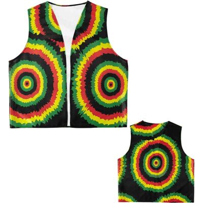 Colete Rastafari Multicolorido Widmann - Colete Colete Rastafari Multicolorido Widmann - Colete