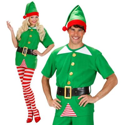 Disfraz de duende de Widmann 75922 - Verde, Negro, Rojo - Disfraz Disfraz de duende de Widmann 75922 - Verde, Negro, Rojo - Disfraz