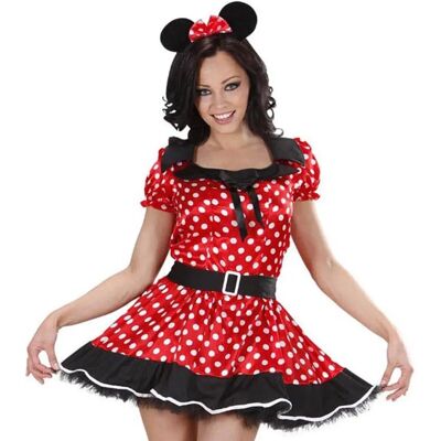 Sexy kostium myszki Minnie od Widmann - Rozmiar L czarno-biało-czerwony Kostiumy.pl Sexy kostium myszki Minnie od Widmann - Rozmiar L czarno-biało-czerwony Kostiumy.pl