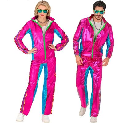 Tuta Elettronica Rosa Metallizzata - Adulti Tuta Elettronica Rosa Metallizzata - Adulti