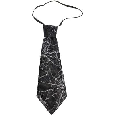JADEO - Spiderweb - Nero - 27 cm - Necktie JADEO - Spiderweb - Nero - 27 cm - Necktie